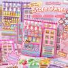 Store Stocking 3D Scene Sticker Book 10 Scenes PET Landscape Scene Sticker DIY Crafts Stacking Sticker Miniature Scene Sticker