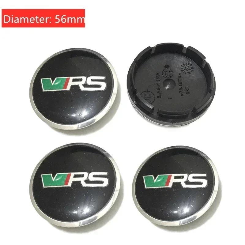 blcr1 4PCS Car Wheel Center Hub Caps Tire Decoration For Skoda Logo Rapid Kodiaq Fabia Karoq Laura Superb VRS Yeti Octavia Scala