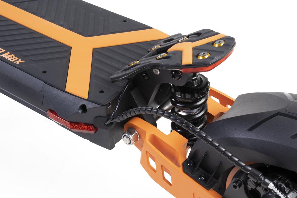 KuKirin Elektrická koloběžka G2 MAX 1000W, 48V 20,8Ah baterie, dojezd 80 km, 10" terénní pneumatiky, dvojité kotoučové brzdy, skládací design