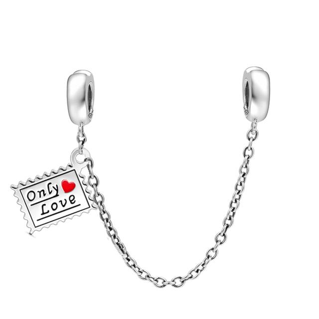 Nový 925 Sterling Silver Sparkling Pav éCrown O Tree Bezpečnostní řetízek Přívěsek Korálky Temperament Náramek Ženy Šperky Dárek