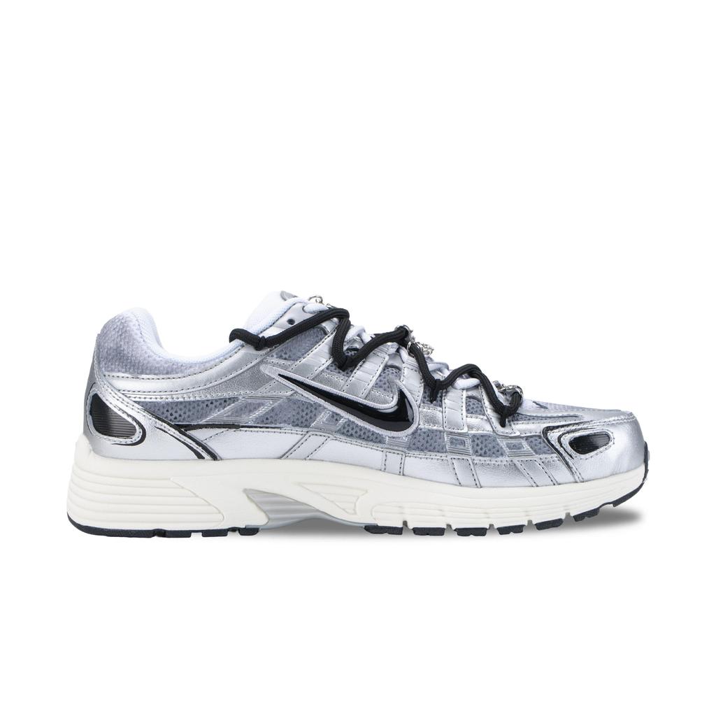 Nike P 6000 Cushioning Breathable Low Top Casual Running Shoes Unisex Silver Gray CD6404-105(Team836-)