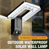 New solar outdoor Led garden wall light, a variety of modes of waterproof motion sensor, for garden garden road safety lighting