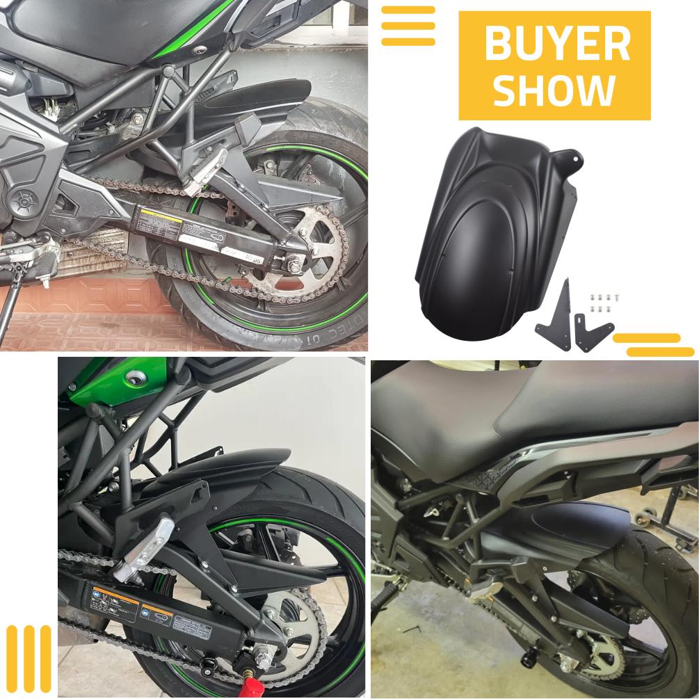 Versys650 KLE650 Rear Hugger Fender Mudguard Wheel Cover Tire Splash Guard For Kawasaki Versys 650 2007-2025 Motor Accessories