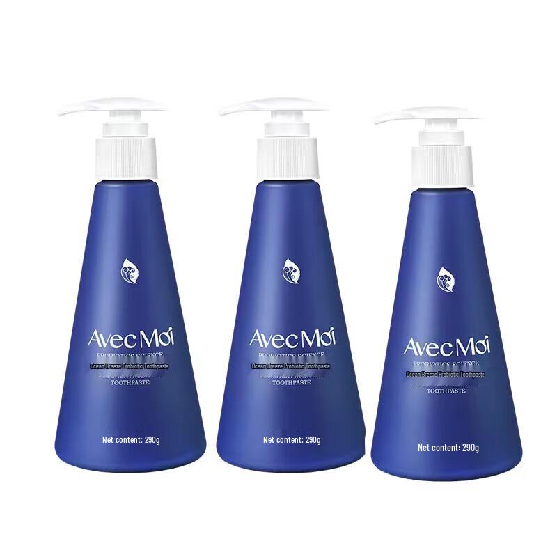 Avec Moi Ocean Breeze Probiotic Whitening Liquid Toothpaste