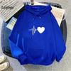 Loose Oversized Hooded Sweatshirt for Women, Wool Printed Sweatshirt, Comfortable Casual Streetwear, Fashionable