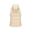 Skechers Comfort Sports Series Simple Comfortable Solid Color Aesthetic Down Vest Women vests Ivory P425W140-001J
