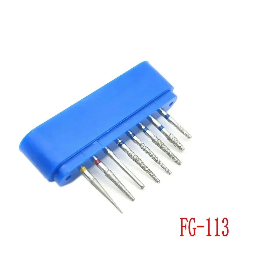 10pcs/box Dental Diamond Burs Drill FG Diamond 1.6mm Shank for High Speed Handpiece Burs