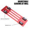Adjustable Cutting Machine Base Plate Woodworking Circular Sawing Guide Rails Cutting Machine Guide Rails Plate Sawing Press