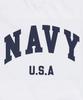 PAPERBOY Navy U.S.A Short Sleeve T-Shirt - White & Navy