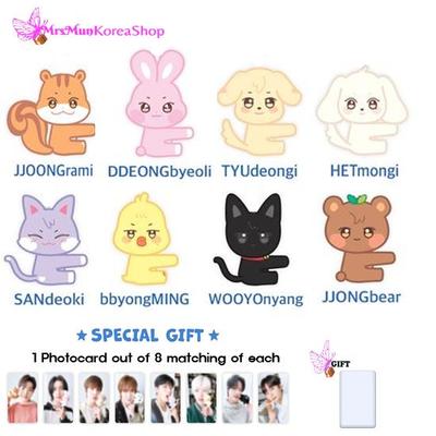 Porta-cartão de foto de boneca de pelúcia Aniteez