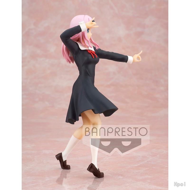 18cm Fujiwara Chika Anime Figure Love Is War Shinomiya Kaguya Acction Figures Kawaii Girl Figurine PVC Collection Model Doll