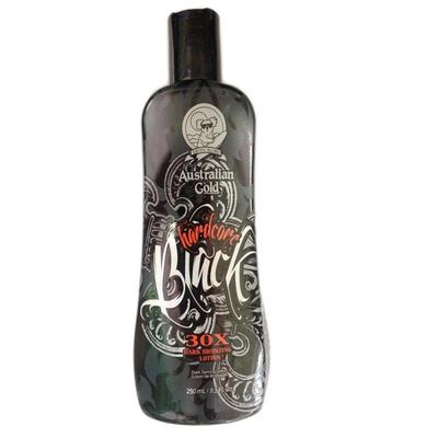 Australian Gold Hardcore Black - 30x Hardcore Black 30 x Solariumlotion 250 ml, 250ml, 1 x 250 ml