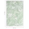Outdoor Rug ARAKIL Green 190 x 290 cm PP