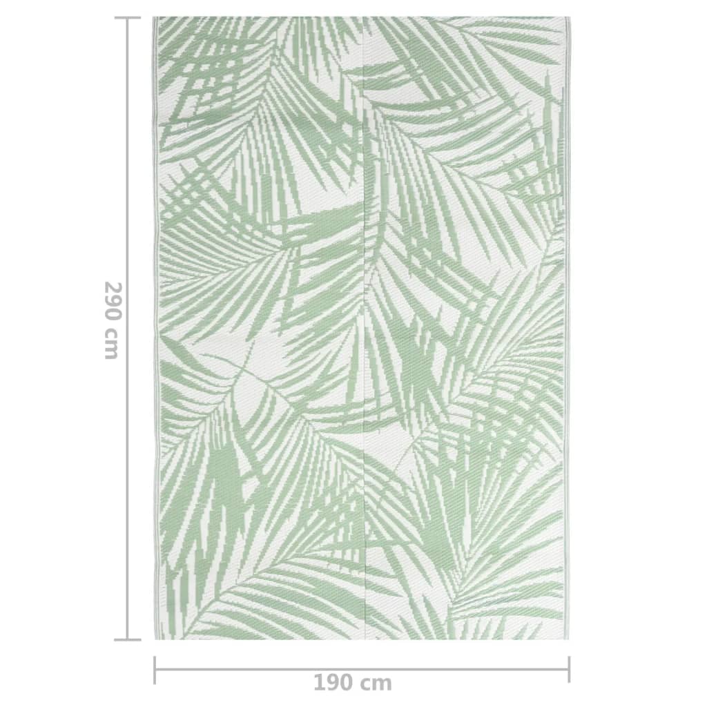 Outdoor Rug ARAKIL Green 190 x 290 cm PP