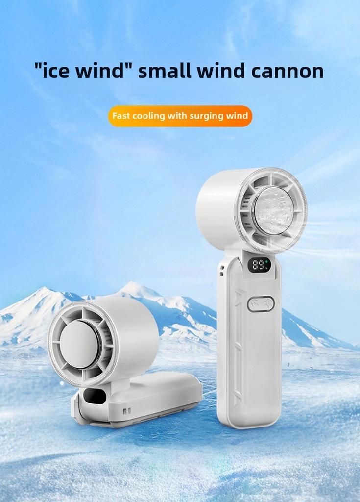 Foldable USB Rechargeable Cooling Fan - Portable Outdoor High-Speed Mini Handheld Fan for Travel, Camping & Daily Use