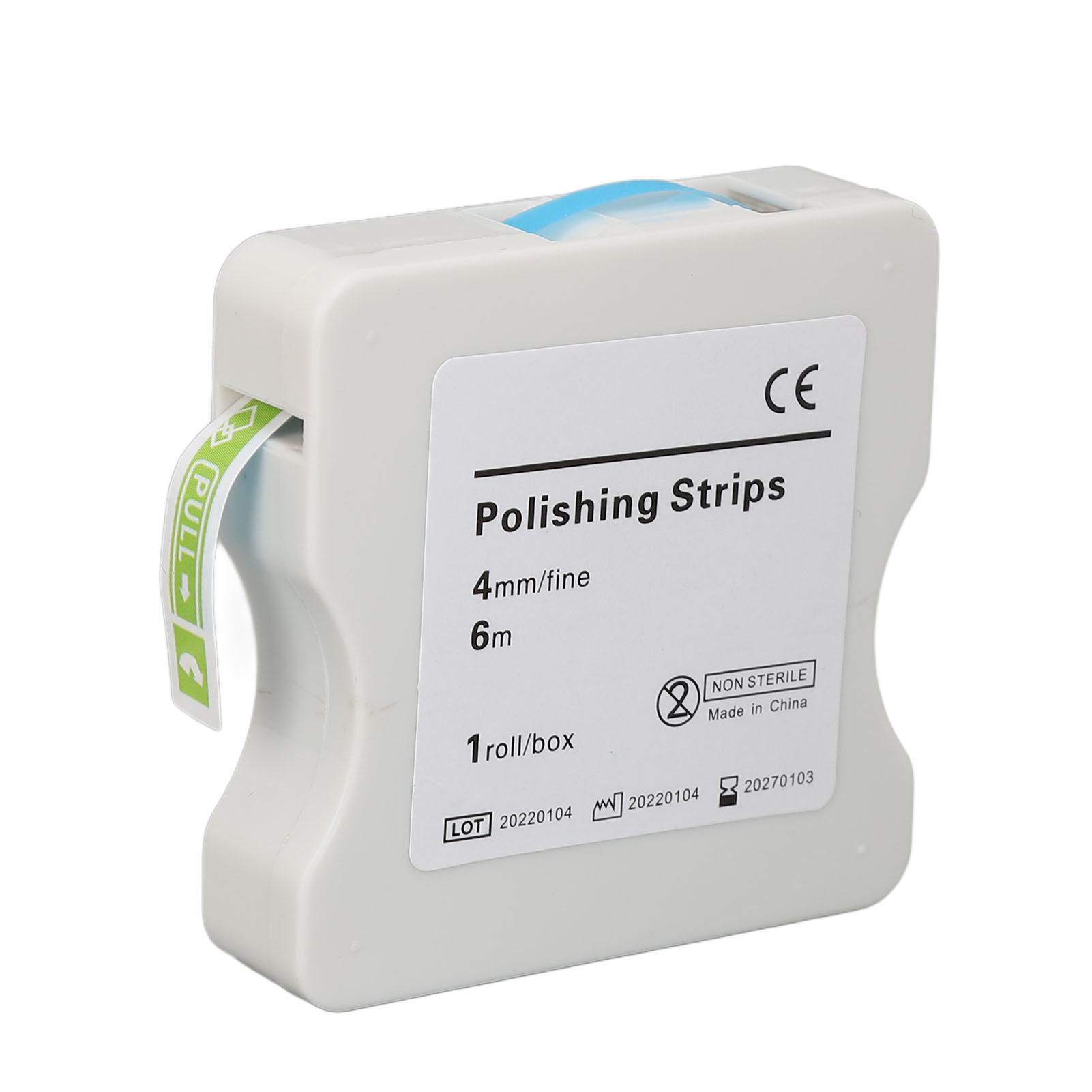 

4mm 6m Dental Polishing Strips Resin Abrasive Teeth Finishing Grinding Sanding Strips Deep Teeth синий