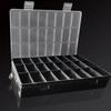 Praktische 24 Grids Fach Kunststoff Lagerung Box Schmuck Ohrring Perle Schraube Halter Fall Display Organizer Container