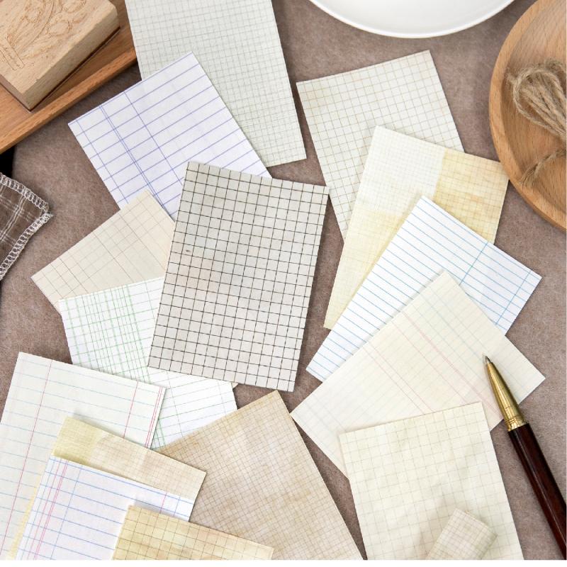 Journal GO Creative Plaid Decor Scrapbook Vintage Material Paper Kit DIY Journal Collage Planner Diary Decor Background Paper