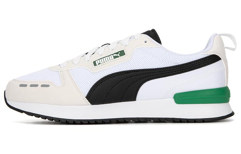 PUMA R78 White Black Green 373117-71 36