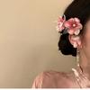 Elegant Rose Tassel Hair Clip - Stylish Chinese-Inspired Accessory for Women