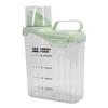 Cereal Storage Container with Spout and Measu  Cup Plastic  tight Kitchen   for Rice Grains Flour Dry Food