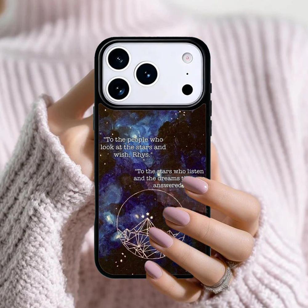 A Court of Mist and Fury Sarah J Maas Phone Case For Apple iPhone 17 Air 16E 15 14 Plus 13 12 11 Pro Max Mini Funda Cover