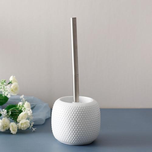 

Белый керамический набор для ванной комнаты, набор для мытья посуды, туалетные принадлежности, набор из 5 предметов, флакон для лосьона, стакан для мыла, ершик для унитаза