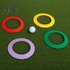 Silicone Golf Putting Ring Indoor Outdoor All-Direction Practice Golf Hole Putting Cup Putting Accuracy Trainer Golf Training Aid Golf Accessories