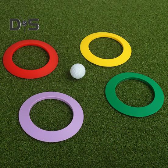 Silicone Golf Putting Ring Indoor Outdoor All-Direction Practice Golf Hole Putting Cup Putting Accuracy Trainer Golf Training Aid Golf Accessories