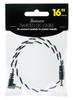 Ibanez Twisted Pair DC Cable, White & Black, 40cm, DCT16-BWH