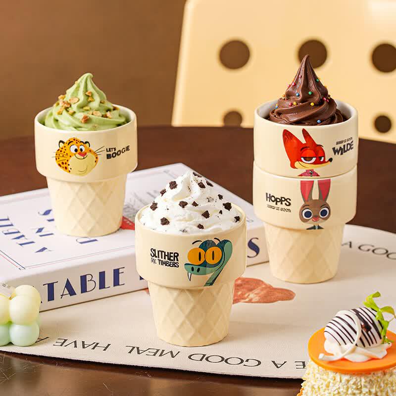 Disney Zootopia Nick & Judy Ceramic Cup Set