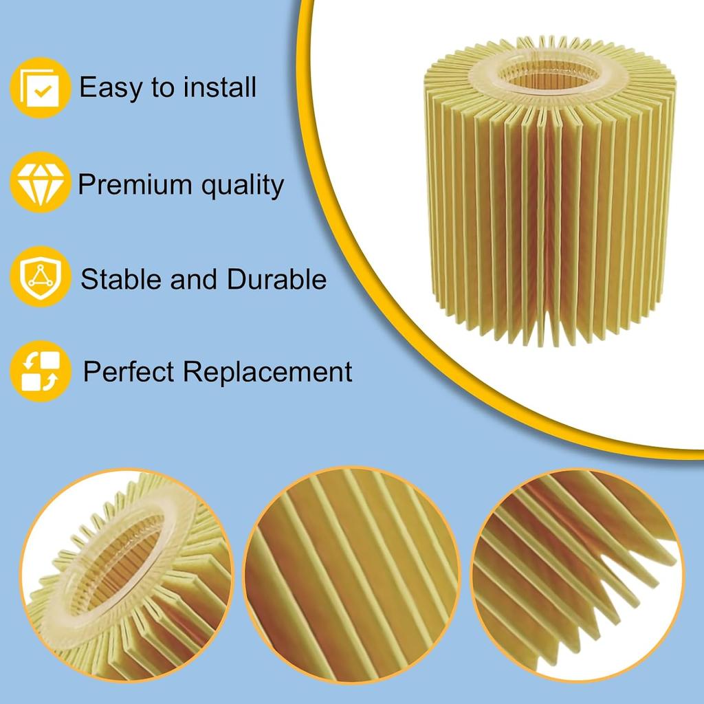 Oil Change Tool Kit, 04152-YZZA1 Oil Filter Tool, Oil Filter Wrench, Drain Plug, Gasket For Select Toyota, Tacoma, Camry, Tundra, RAV4, Highlander,