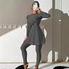 Plus Size Conservative Burkini: Long Sleeve, Swim Skirt & Long Shorts Set