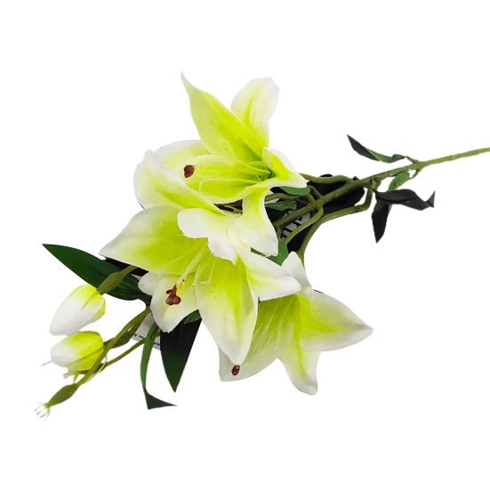 1 Pc Fadeless Fake Flower 6 Heads Plastic Photography Props Artificial Lily Flower Table Decor