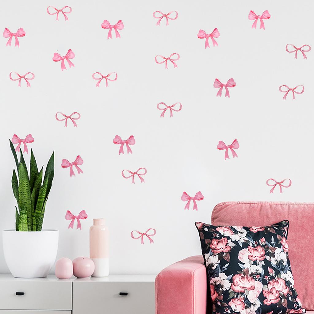 Colorful Flower Pendant Lamp Bird Wall Sticker For Bedroom Living Room Entrance Home Background Decoration Self-adhesive 29*22CM