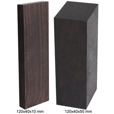 Ebenholz Schnitzblöcke Gitarrenzubehör 120x40x10/50mm Schnitzholzblöcke Holzblock DIY-Material für Musikinstrument