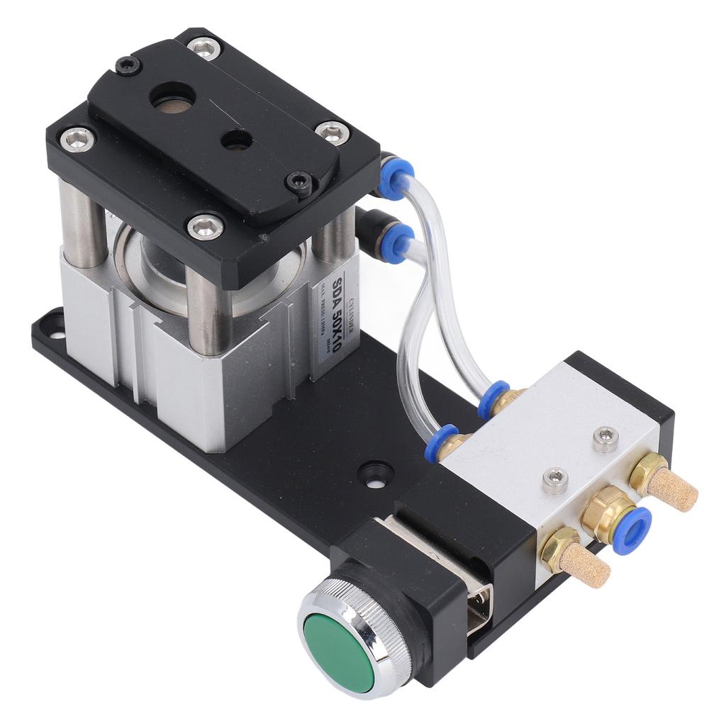 2 Hole Punch Pneumatic Edge Banding Puncher 8mm 12mm Aperture Aluminum Alloy Air Punching Tool