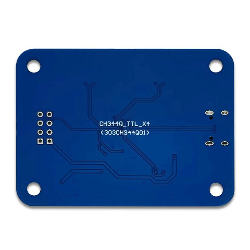CH344Q USB to Four-Channel TTL Serial Module 4-Channel UART Multi-Channel Serial Expansion Module