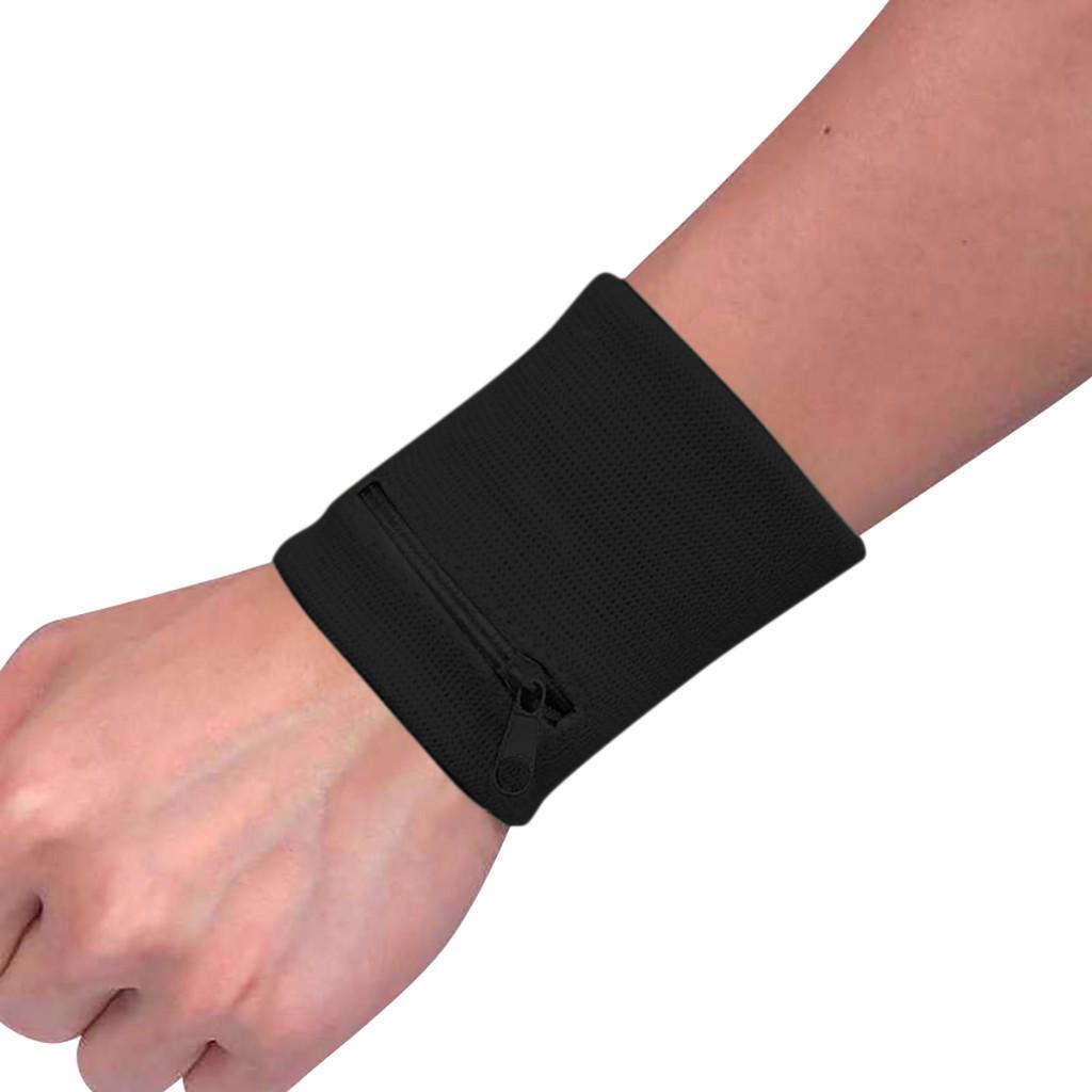 Adult Zipper Wrist Protector Fitness Sports Personality Wrist Guard Key