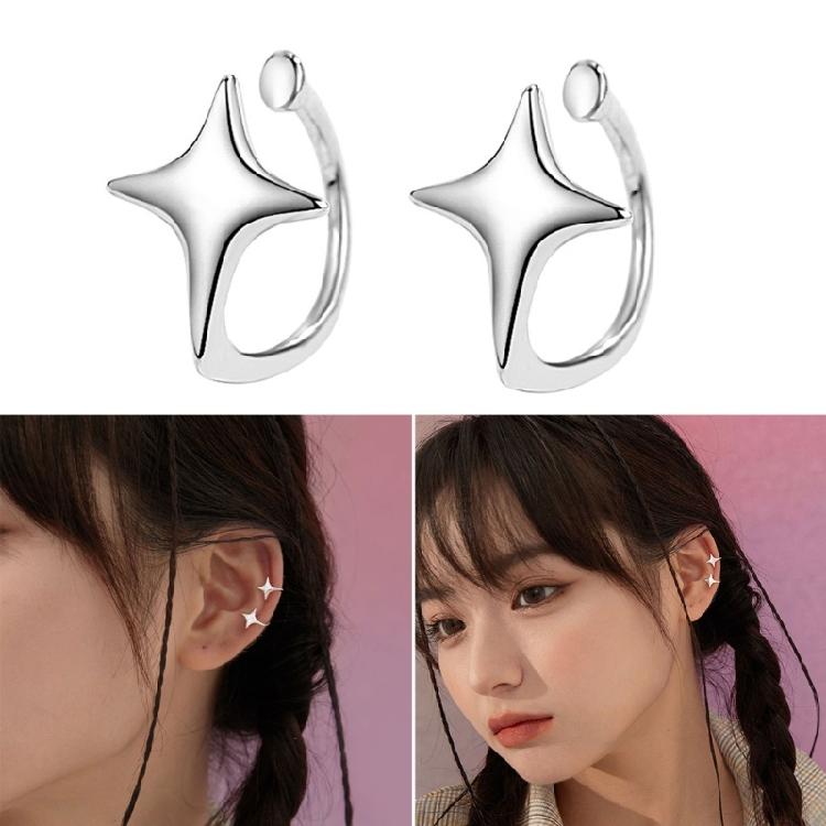 Chic Star Ear Gripper Ear Bone Cuff Unique No Piercing Ear Clip for Fashionistas