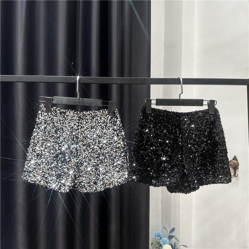 Autumn Sequin Three-Point Shorts Hot Pants for Women