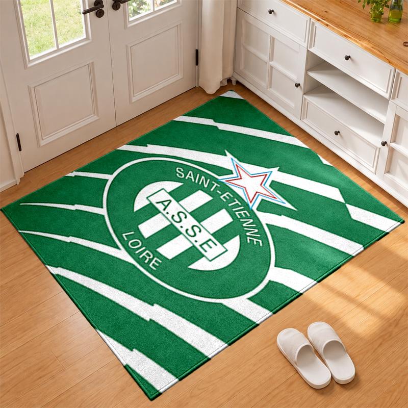 AS Saint Etienne Carpet Door Mat for Living Room or Bedroom Protective Mat Under Chair Office Decoration Christmas Gift Birthday Present