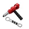 Aluminum Zinc Zinc Alloy Rivet  Adapter 2.4mm-4.8mm Riveting Machine Cordless Rivet  Automotive Maintenance