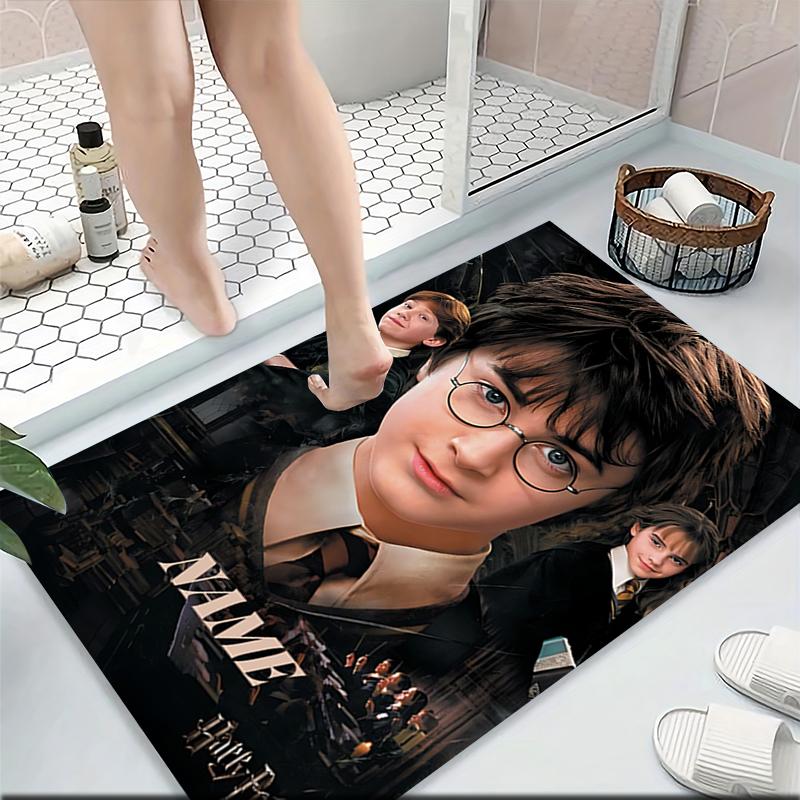 Custom Name "Harry Potter White Owl" Carpet Rug Customizable Soft Washable Anti-Slip Home Living Room Sofa Mats Personalized Rug. 090976