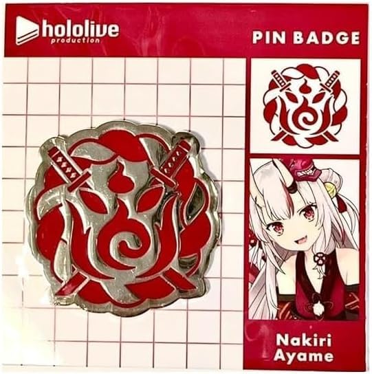Ayame Hyakki Holo Emblem Pin Badge Official Merchandise