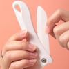 Ceramic Cutter Plastic Handle Folding Fruit Knife Kitchen Kids Auxiliary Knives Mini Portable Sharp Knife Peeler