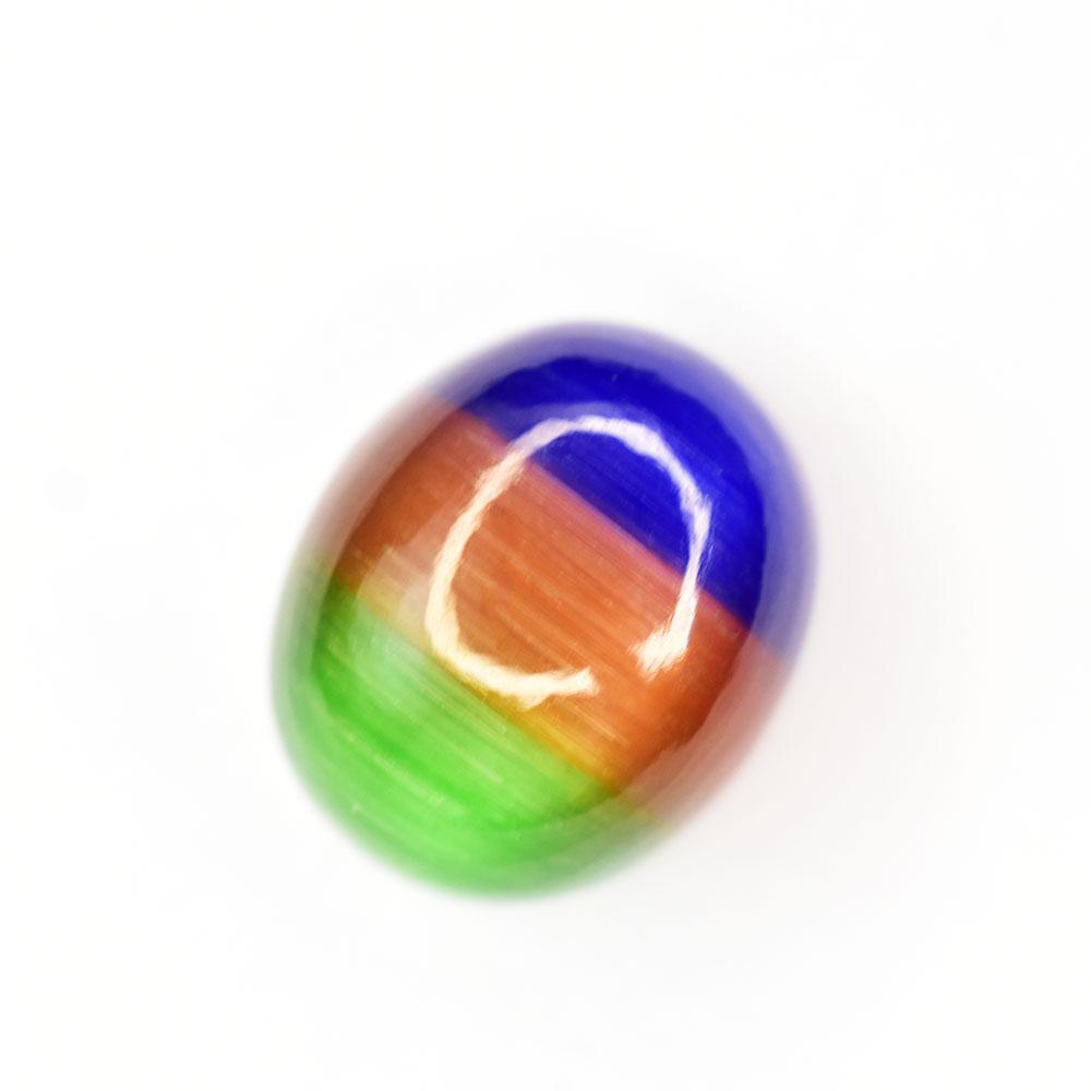 

73 Ct Certified Natural Multicolor Tourmaline Oval Cut Jewelry Making Gemstone 24.7 mm різнокольоровий