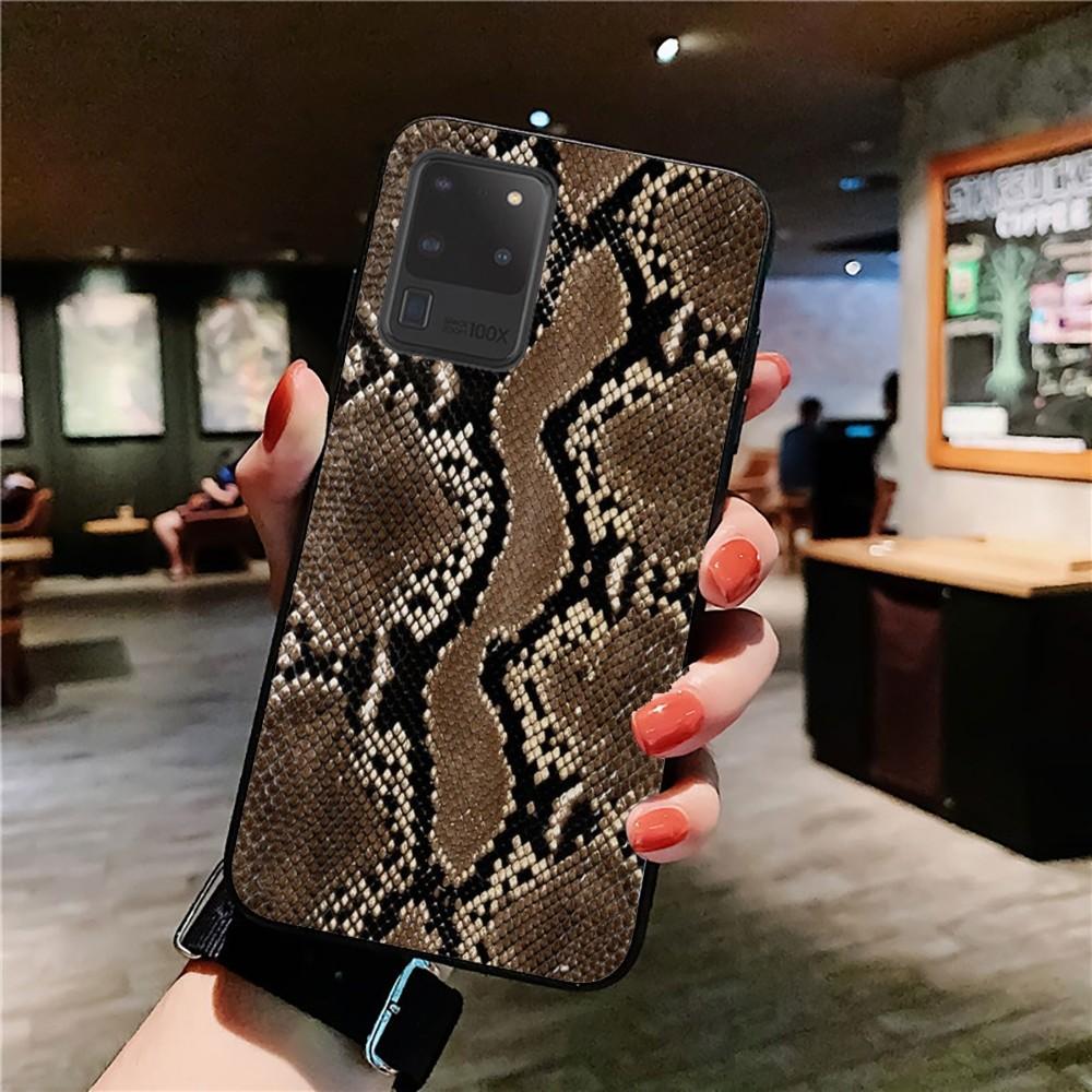 Snake Skin Phone Case For Samsung S 9 10 20 21 22 23 30 23 24 plus lite Ultra FE S10lite Fundas