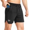 Men's Inverted V-Neck Shorts, Sportswear, Breathable, Stretch, Sweat-Wicking, Quick-Drying, Gym Wear, Half Pants, Running, Training Shorts, Adjustable