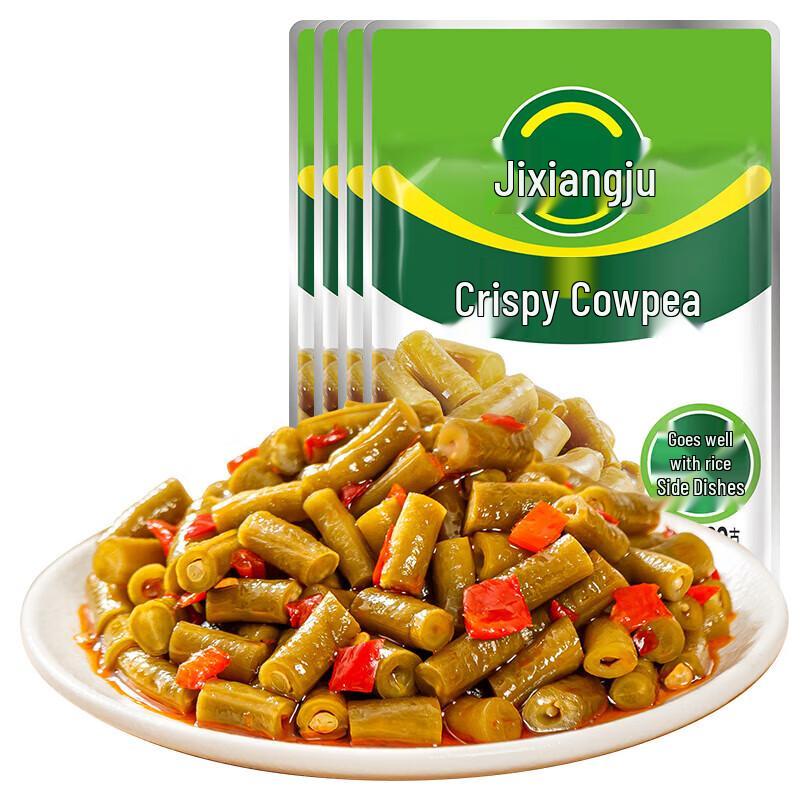 Jixiangju Spicy Pickled Cowpea (4-Pack)